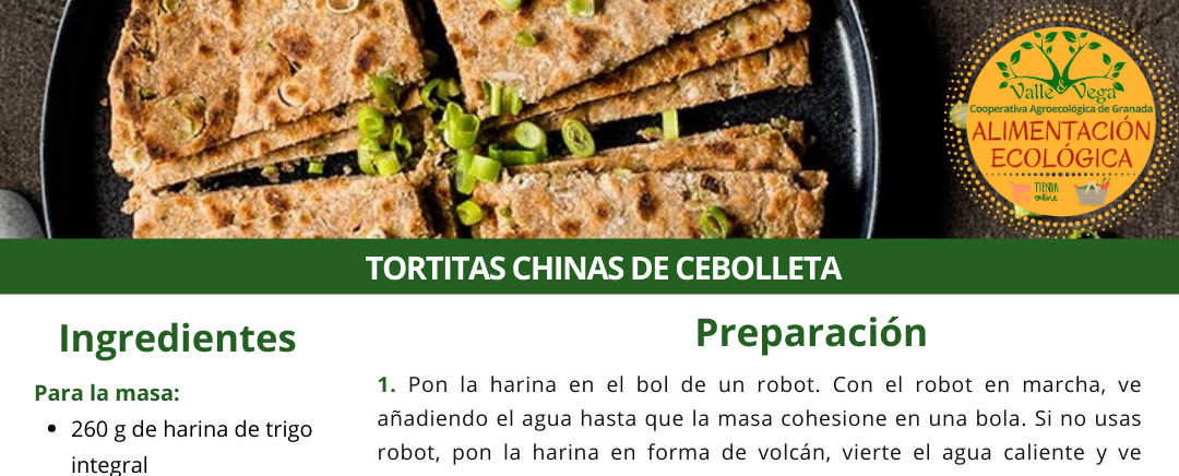 Recetario Valle y Vega. Tortitas chinas de cebolleta 😋